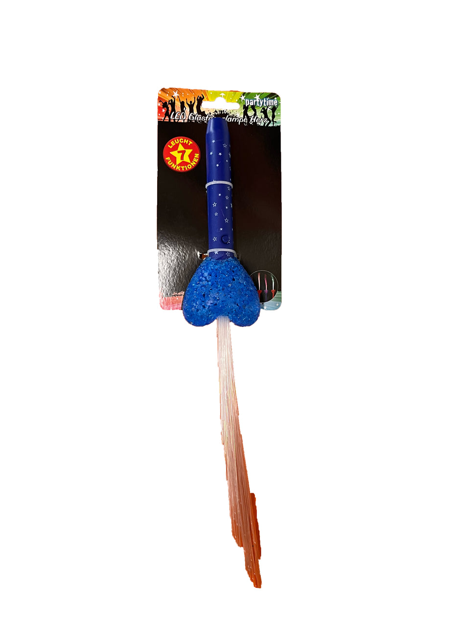 Led Glasfaserlampe Herz